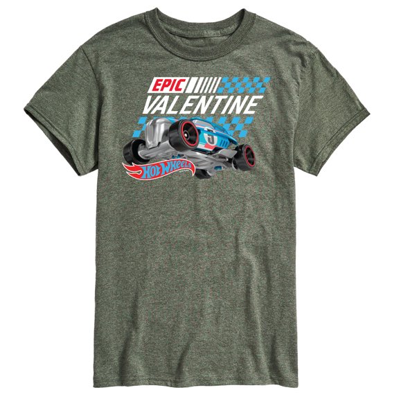 Hot Wheels - Valentine's Epic - Men's Short Sleeve Graphic T-Shirt