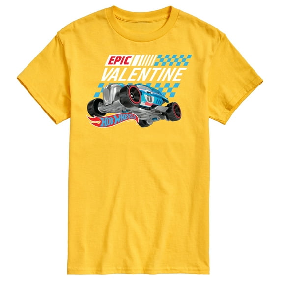 Hot Wheels - Valentine's Epic - Men's Short Sleeve Graphic T-Shirt