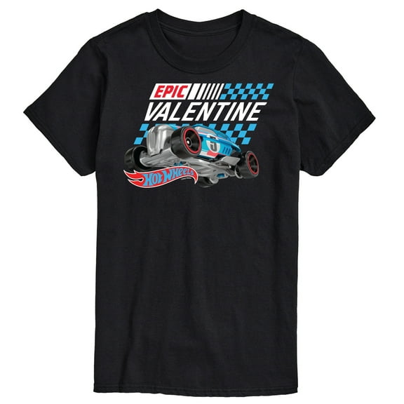 Hot Wheels - Valentine's Epic - Men's Short Sleeve Graphic T-Shirt