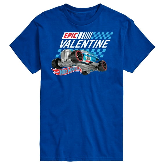 Hot Wheels - Valentine's Epic - Men's Short Sleeve Graphic T-Shirt