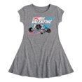 thumbnail image 1 of Hot Wheels - Valentine's Epic - Toddler And Youth Girls Fit And Flare Dress, 1 of 1