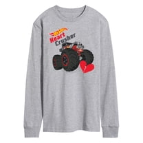 Hot Wheels - Valentine's Heart Crusher - Men's Long Sleeve T-Shirt