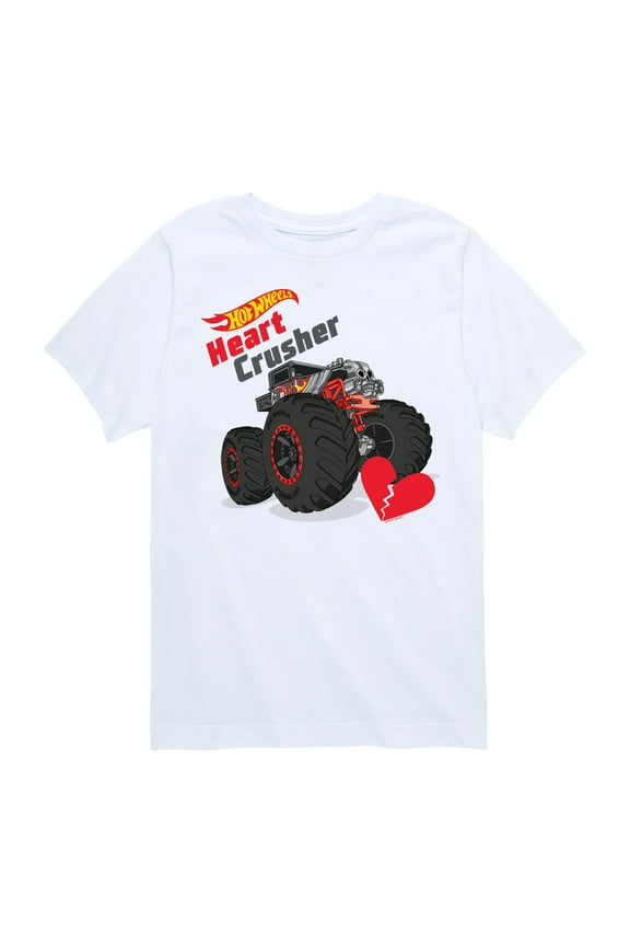 - Valentine's Heart Crusher - Toddler And Youth Short Sleeve Graphic T-Shirt