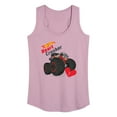 thumbnail image 1 of Hot Wheels - Valentine's Heart Crusher - Women's Racerback Tank Top, 1 of 5