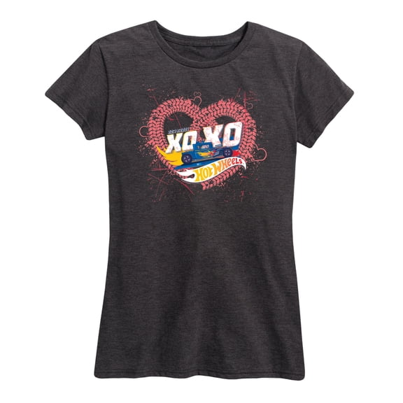 Hot Wheels - Valentine's Heart Crusher - Women's Short Sleeve Graphic T-Shirt