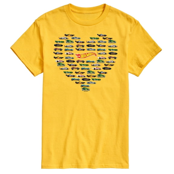 Hot Wheels - Valentine's Hot Wheels Heart - Men's Short Sleeve Graphic T-Shirt