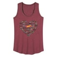 thumbnail image 1 of Hot Wheels - Valentine's Hot Wheels Heart - Women's Racerback Tank Top, 1 of 5
