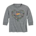thumbnail image 1 of Hot Wheels - Valentine's Hot Wheels - Toddler And Youth Long Sleeve Graphic T-Shirt, 1 of 5