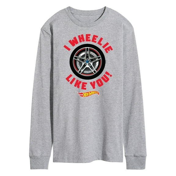 Hot Wheels - Valentine's I Wheelie Like You - Men's Long Sleeve T-Shirt