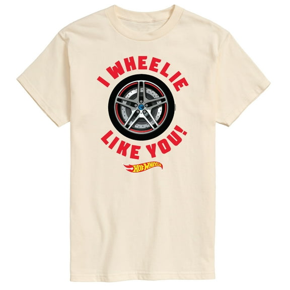 Hot Wheels - Valentine's I Wheelie Like You - Men's Short Sleeve Graphic T-Shirt