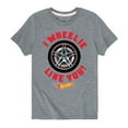 thumbnail image 1 of Hot Wheels - Valentine's I Wheelie Like You - Toddler And Youth Short Sleeve Graphic T-Shirt, 1 of 5