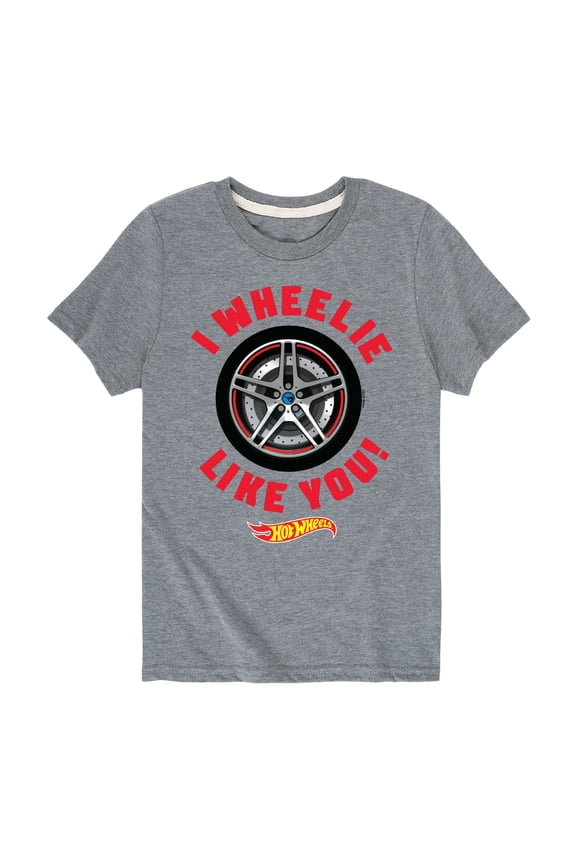 - Valentine's I Wheelie Like You - Toddler And Youth Short Sleeve Graphic T-Shirt