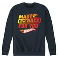 thumbnail image 1 of Hot Wheels - Valentine's Made to Race - Men's Crew Neck Fleece Pullover, 1 of 5