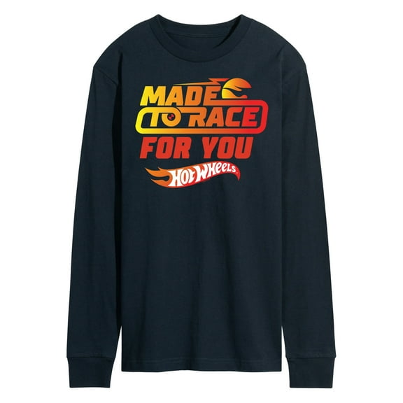 Hot Wheels - Valentine's Made to Race - Men's Long Sleeve T-Shirt