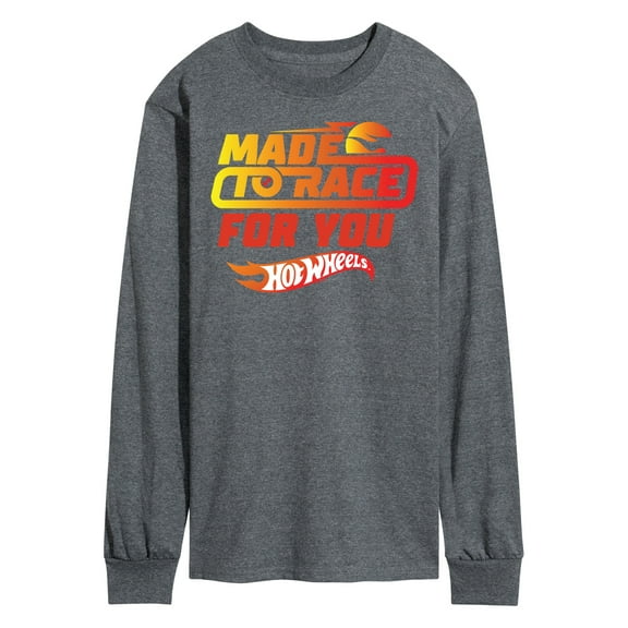 Hot Wheels - Valentine's Made to Race - Men's Long Sleeve T-Shirt