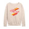 thumbnail image 1 of Hot Wheels - Valentine's You Make My Heart Race - Ladies French Terry Long Sleeve Shirt, 1 of 5