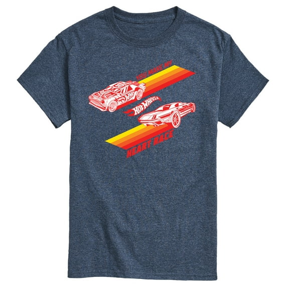 Hot Wheels - Valentine's You Make My Heart Race - Men's Short Sleeve Graphic T-Shirt