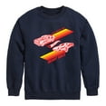 thumbnail image 1 of Hot Wheels - Valentine's You Make My Heart Race - Toddler And Youth Crewneck Fleece Sweatshirt, 1 of 5