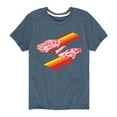 thumbnail image 1 of Hot Wheels - Valentine's You Make My Heart Race - Toddler And Youth Short Sleeve Graphic T-Shirt, 1 of 5