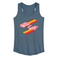 thumbnail image 1 of Hot Wheels - Valentine's You Make My Heart Race - Women's Racerback Tank Top, 1 of 5