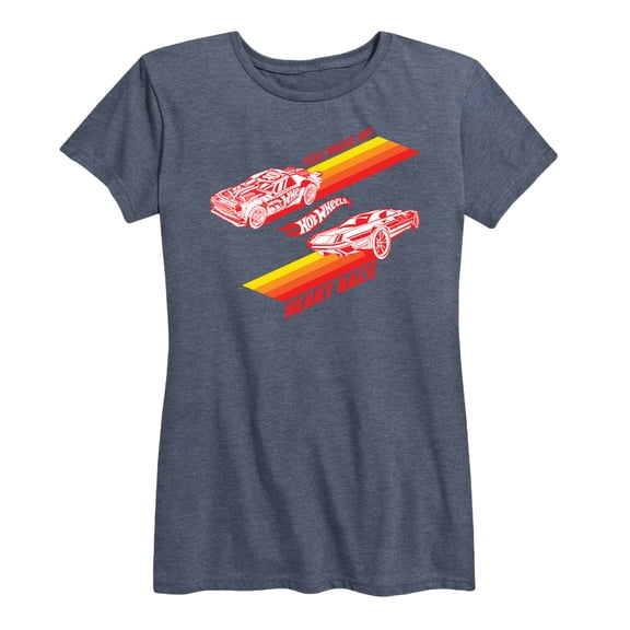 Hot Wheels - Valentine's You Make My Heart Race - Women's Short Sleeve Graphic T-Shirt