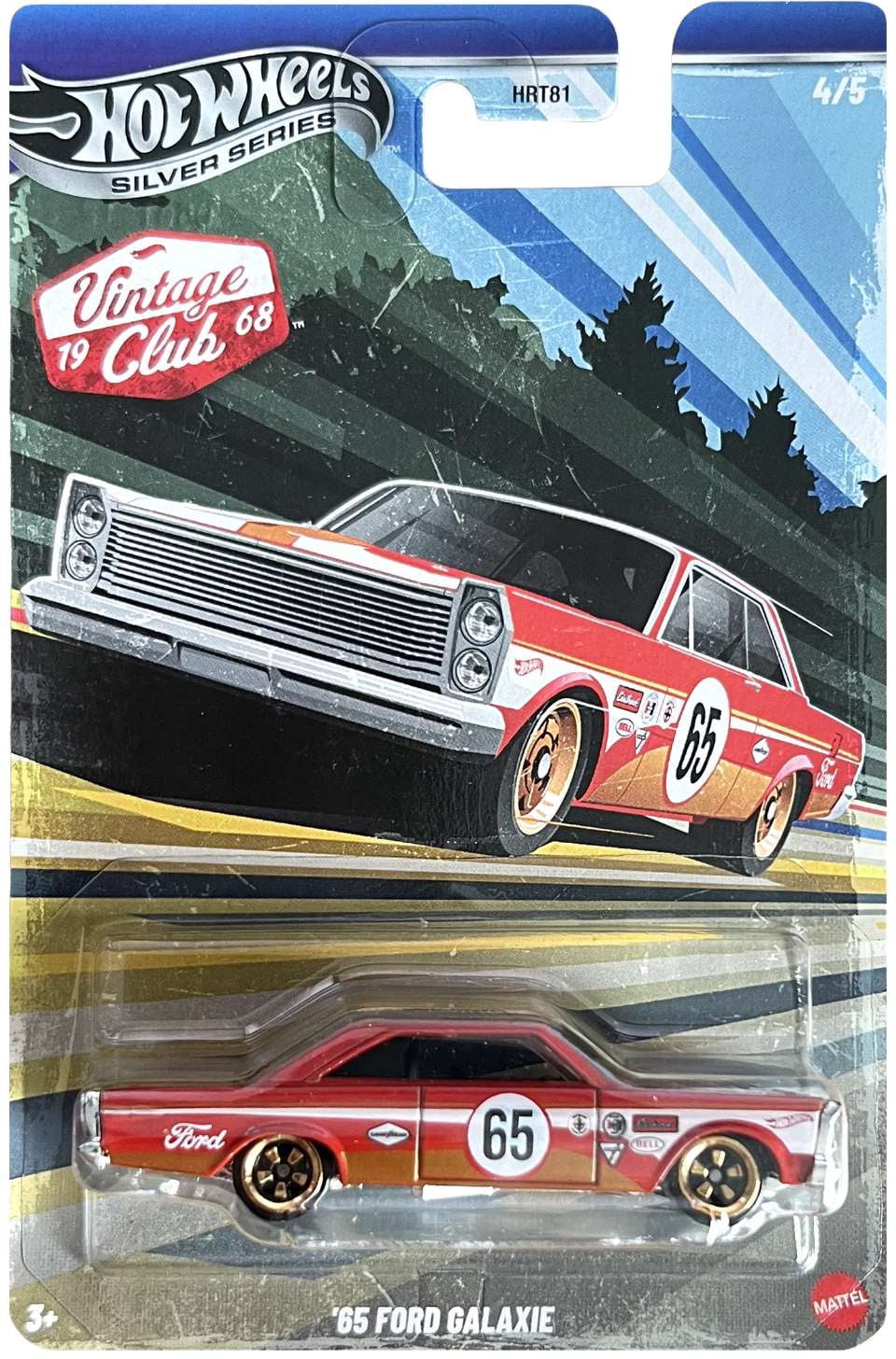 Hot Wheels Vintage Club 1968 '65 Ford Galaxie Diecast Car