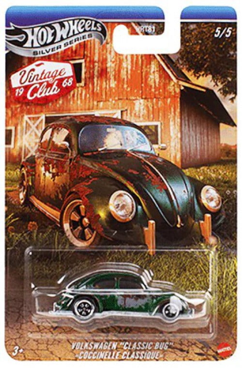 Hot Wheels Vintage Club 1968 Volkswagen Classic Bug Diecast Car