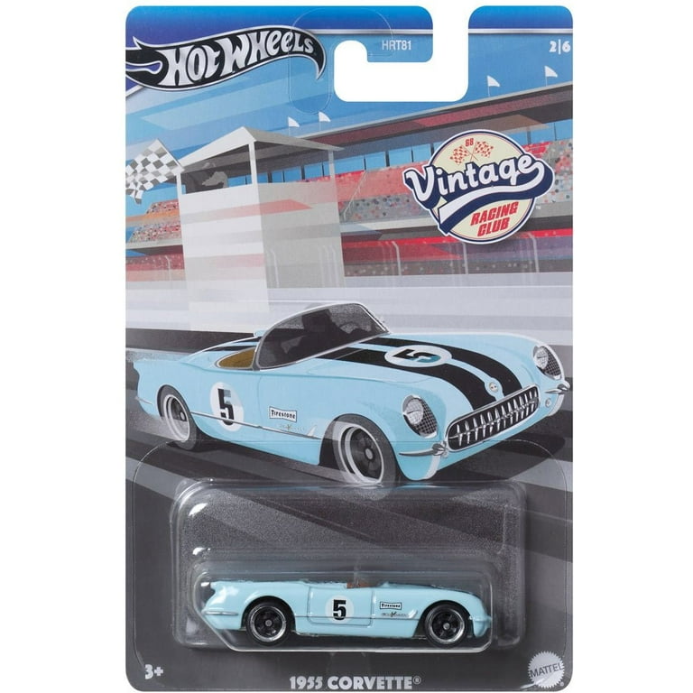 Mattel HRV01 Hot Wheels Vintage Racing Club Car - 1955 Corvette
