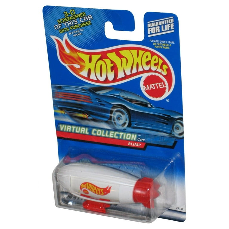 Hot Wheels Virtual Collection (2000) Red & White Blimp Toy #142 