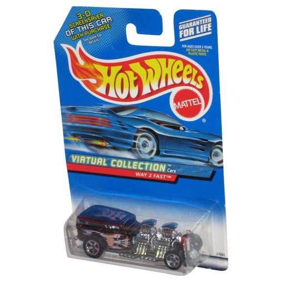 Hot Wheels Virtual Collection (2000) Way 2 Fast Purple Toy Car #115