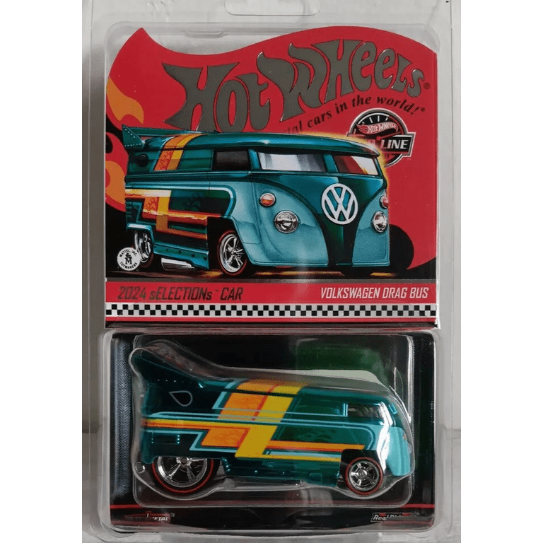 Hot Wheels Volkswagen Drag Bus Collectors RLC sELECTIONs Car 2024