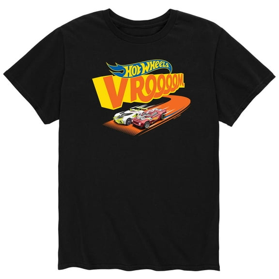 Hot Wheels - Vrooom - Men's Short Sleeve Graphic T-Shirt