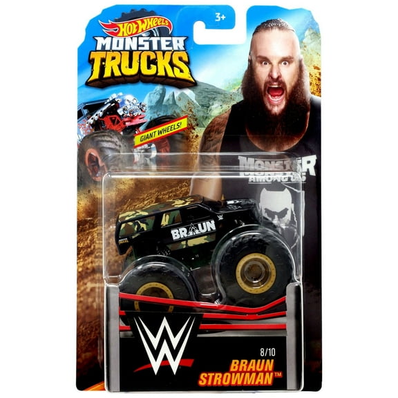 Hot Wheels WWE Braun Strowman Die-Cast Car