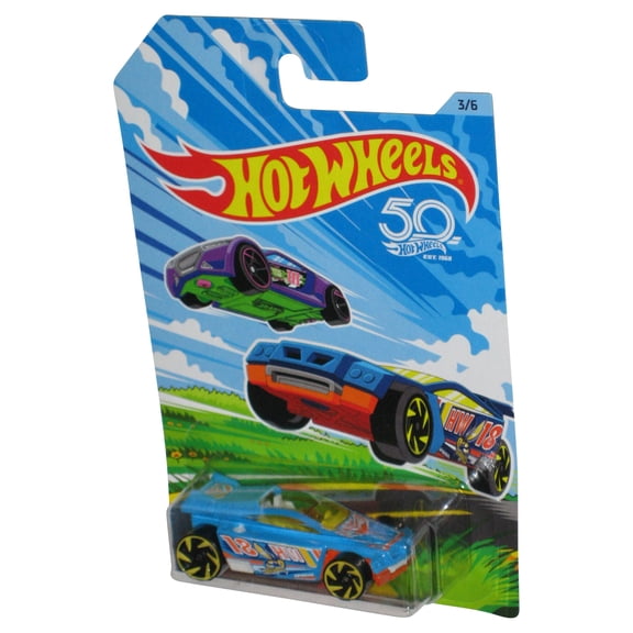 Hot Wheels Walmart Exclusive Spring Series (2017) Blue Spectyte Car 3/6