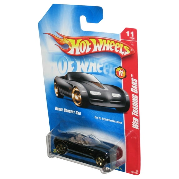 Hot Wheels Web Trading Cars 11/24 (2007) Black Dodge Concept Car 087/196