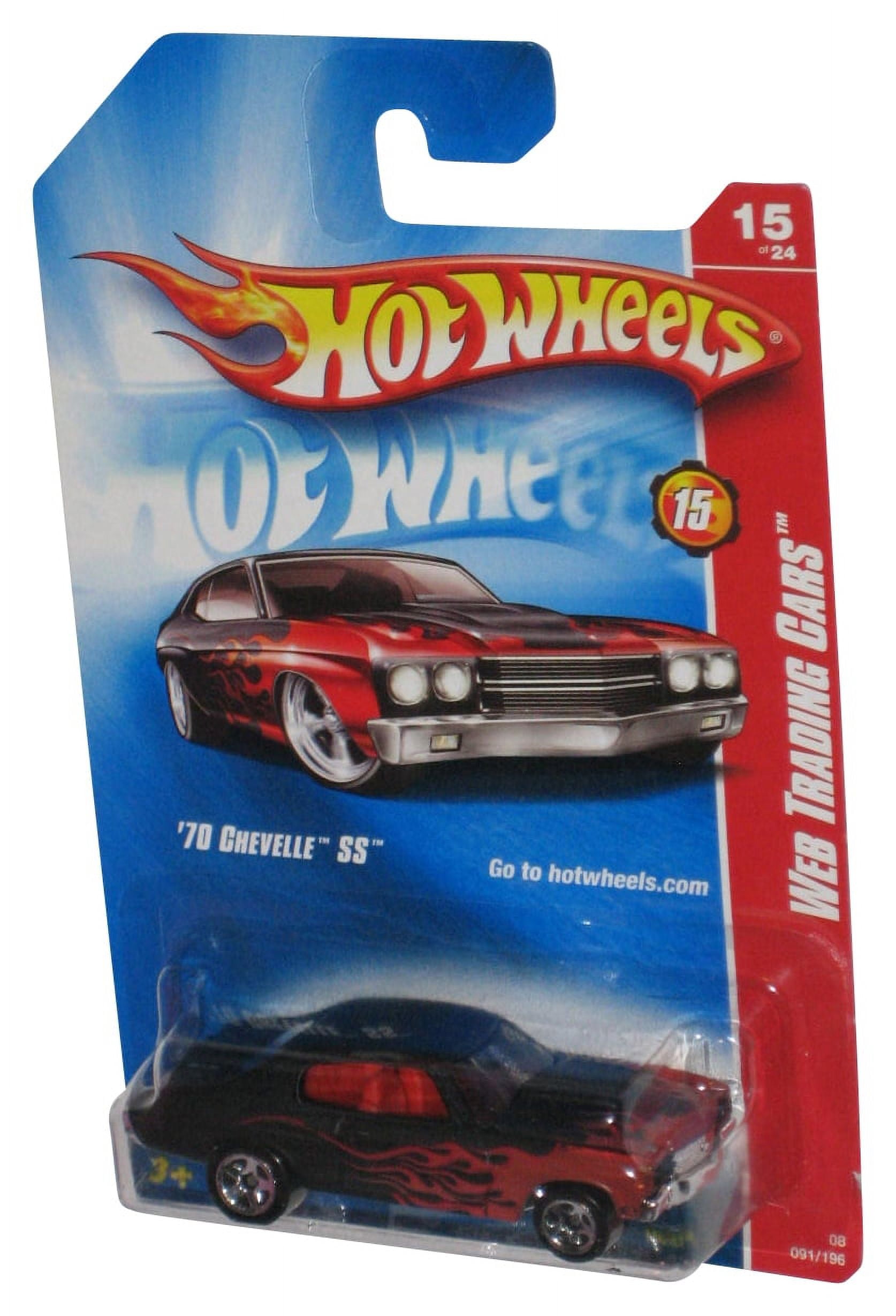 Hot Wheels Web Trading Cars 15/24 (2007) '70 Chevelle SS Black Toy