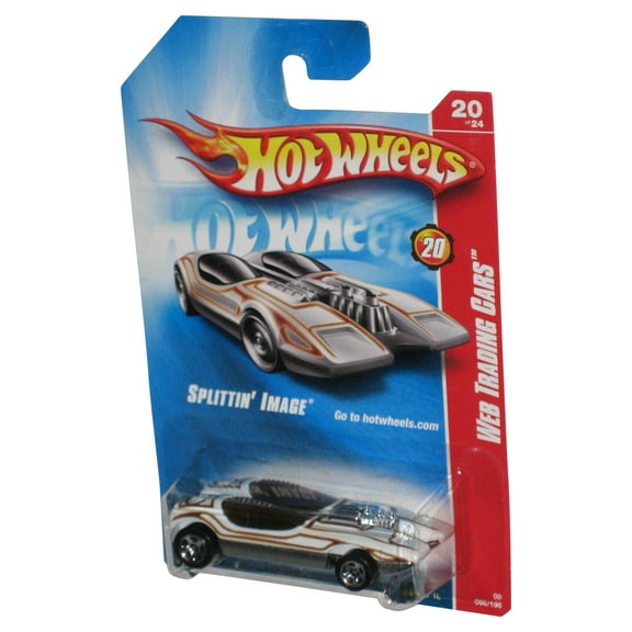 Hot Wheels Web Trading Cars 20/24 (2007) White Splittin' Image Car 096/196