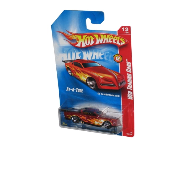 Hot Wheels Web Trading Cars (2007) Red At-A-Tude Car 089/196