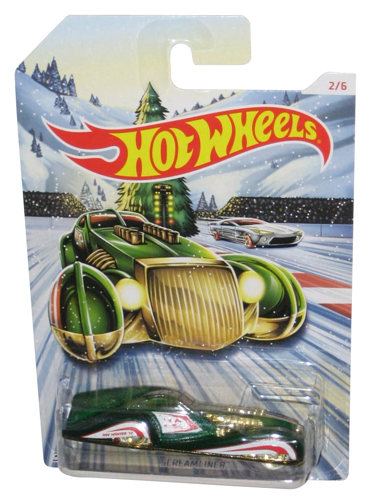 Hot Wheels Winter Christmas Holiday Screamliner 2018 Die Cast Toy Car 2 6