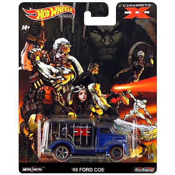 Hot Wheels X Men '49 Ford Coe Premium Diecast Car 1:64 Scale