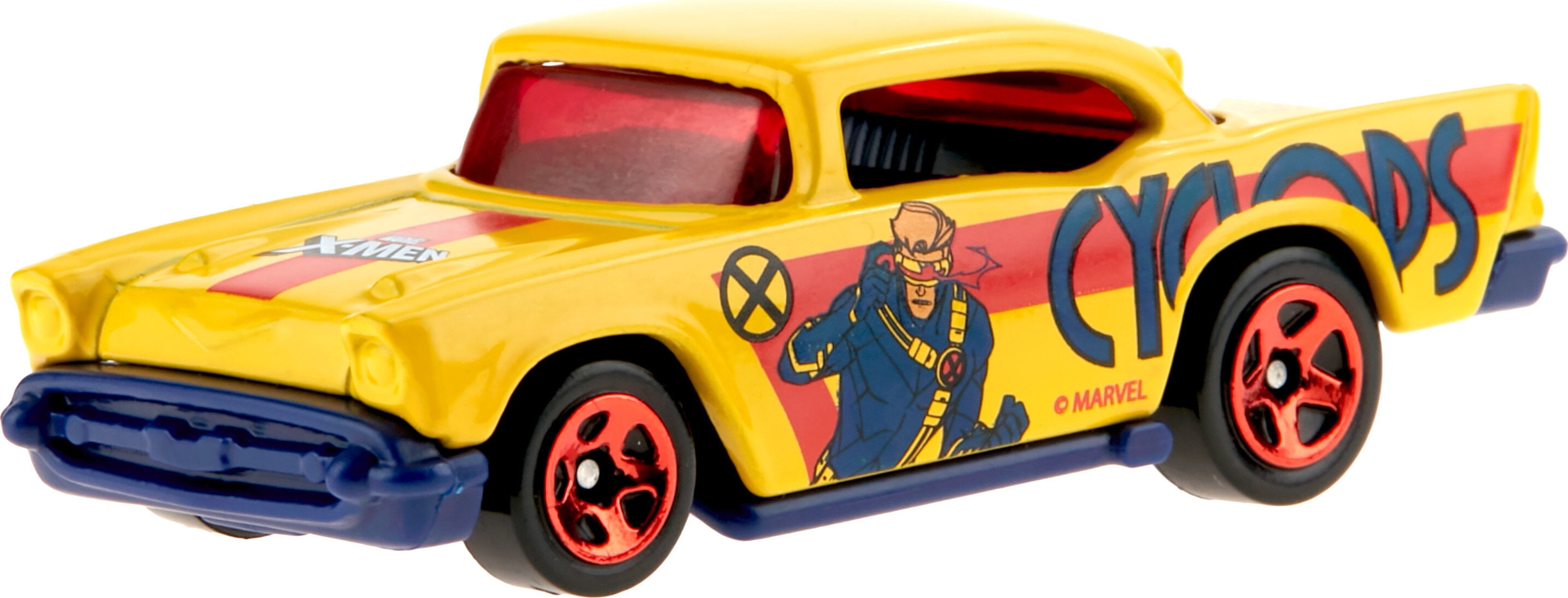 Hot Wheels X-Men Toy Car, '57 Chevy 1:64 Scale Collectible Vehicle