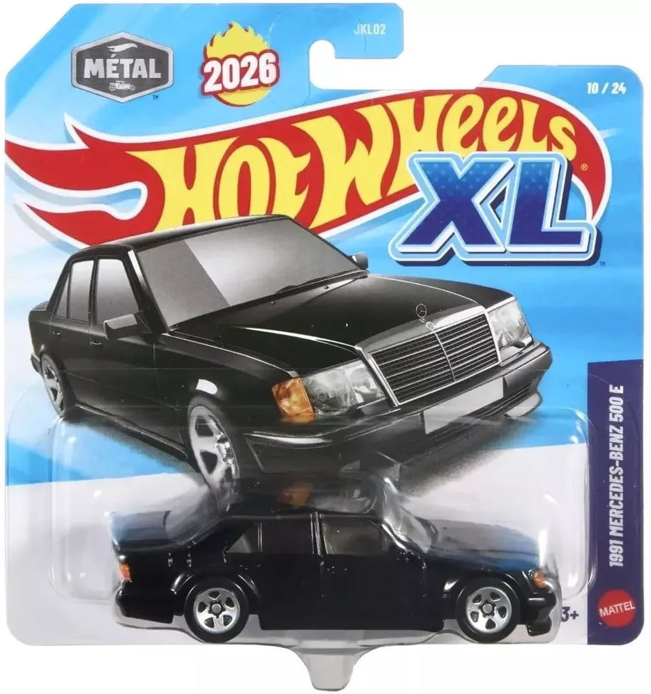 Mattel, Hot Wheels XL Car, 1991 Mercedes-Benz 500 E, Die Cast