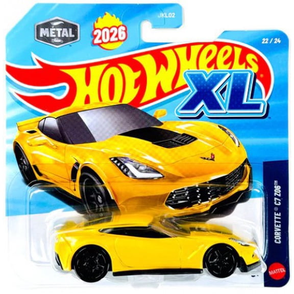 Hot Wheels XL Corvette C7 Z06 Die Cast Car