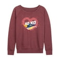 thumbnail image 1 of Hot Wheels - XOXO Heart - Ladies French Terry Long Sleeve Shirt, 1 of 5