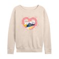 thumbnail image 1 of Hot Wheels - XOXO Heart - Ladies French Terry Long Sleeve Shirt, 1 of 5