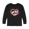thumbnail image 1 of Hot Wheels - XOXO Heart - Toddler And Youth Long Sleeve Graphic T-Shirt, 1 of 5