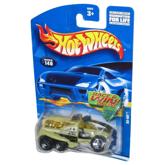 Hot Wheels XS-IVE (2002) Mattel Die-Cast Toy Car #140 - (Razor Rims)