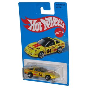 Hot Wheels Yellow '80s Corvette (2015) Mattel Die-Cast Toy Car