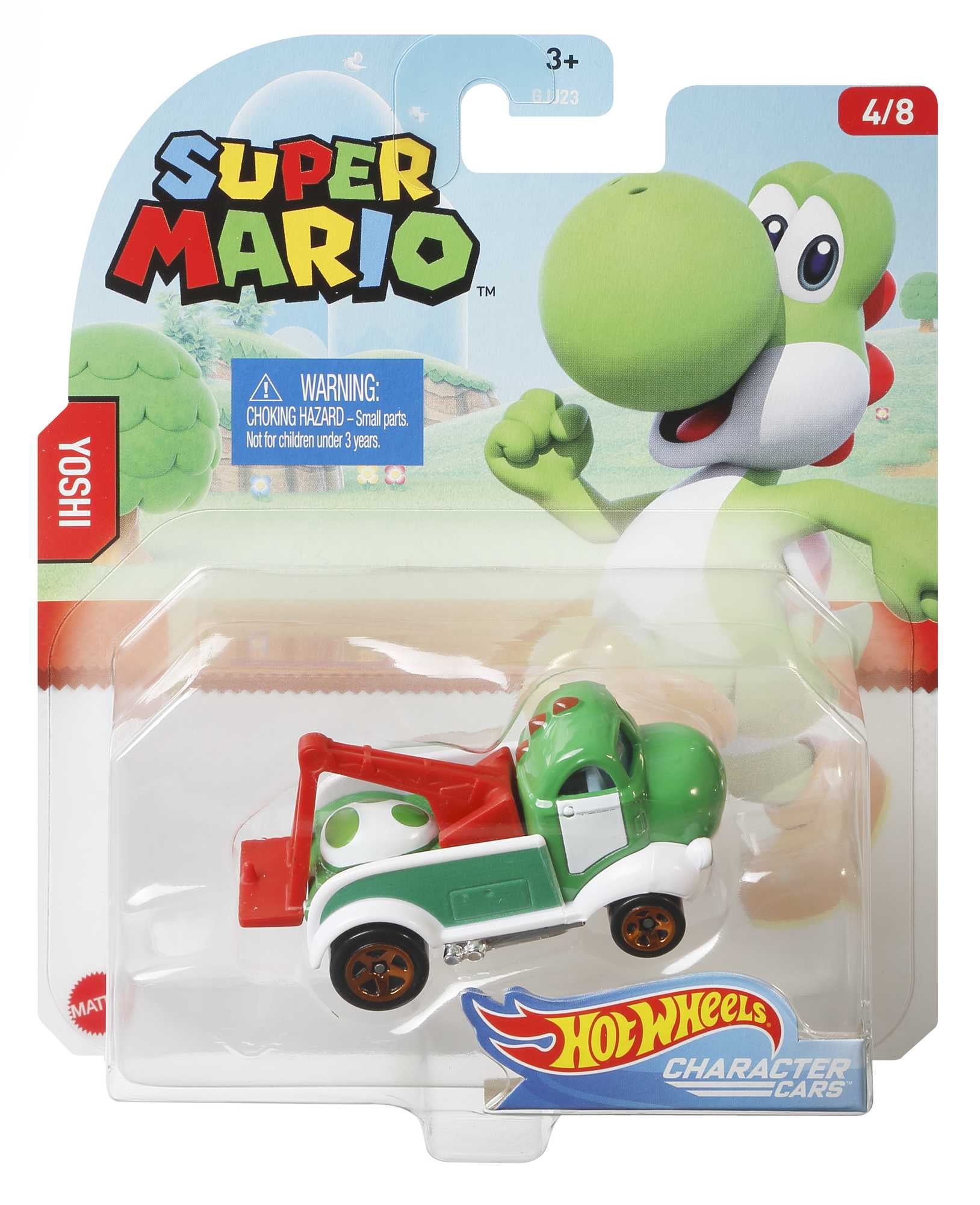 Hot Wheels Yoshi Character Car For Gamers Collectors Kids Ages 3 And Older