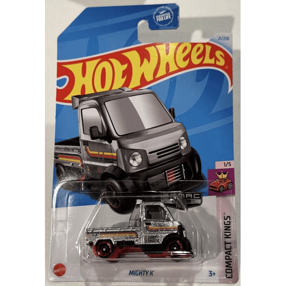 Hot Wheels Zamac Mighty K Silver #21/250 Compact Kings 1/5